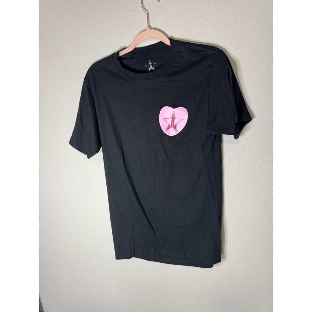 Jeffree Star Fashion Conversation Hearts Men's T-Shirt S Black Cotton